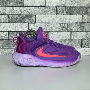 Nike Giannis Immortality 4 Youth 5 Purple Basketball Sneakers